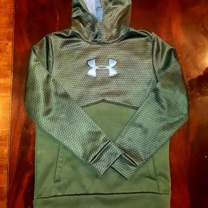 Youth/Boys Under Armour green hoodie size medium
